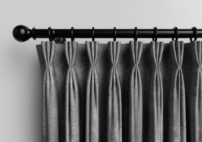 Florence Faux Suede, Dusky Purple - Made to Measure Curtains - Image 11